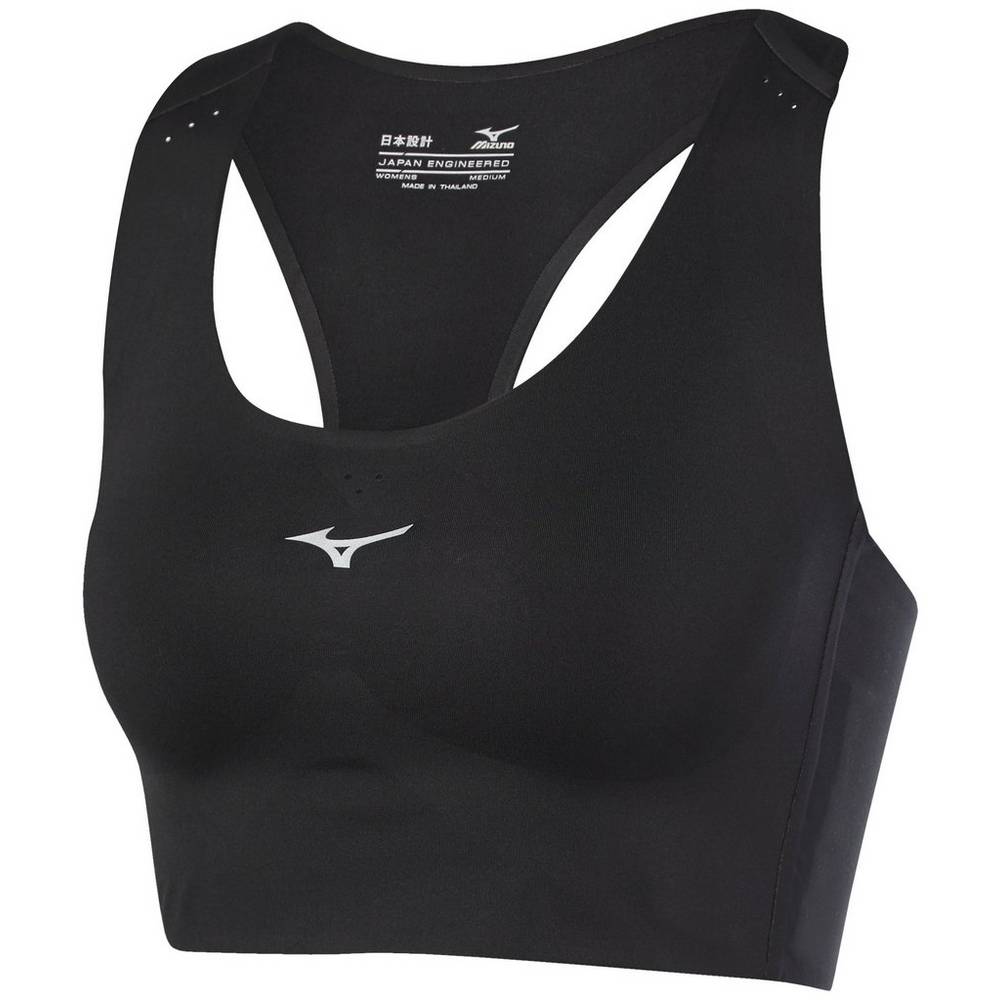 Reggiseno Sportivo Mizuno Aero Crop Donna - Nere - 65297-TMCK